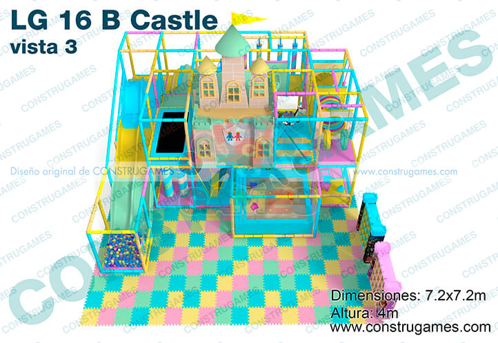 juegos infantiles, tobogan, Resbaladillas, Resbaladeros, laberintos, Playground, alberca de pelotas, construgames.