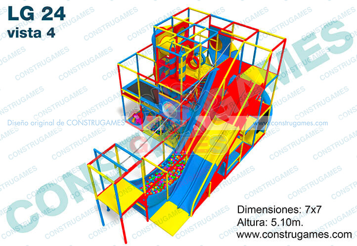 juegos infantiles, tobogan, Resbaladillas, Resbaladeros, laberintos, Playground, alberca de pelotas.