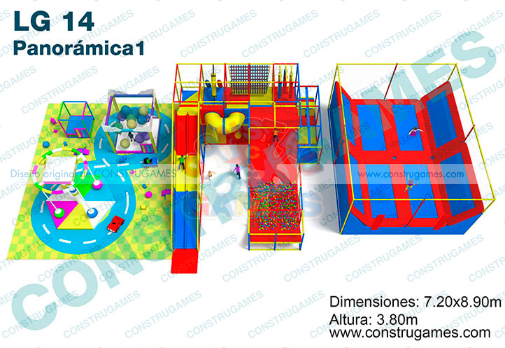 juegos infantiles, tobogan, Resbaladillas, Resbaladeros, laberintos, Playground, alberca de pelotas, construgames.