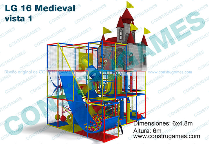 juegos infantiles, tobogan, Resbaladillas, Resbaladeros, laberintos, Playground, alberca de pelotas, construgames.