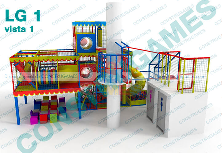 juegos infantiles, tobogan, Resbaladillas, Resbaladeros, laberintos, Playground, alberca de pelotas, construgames.