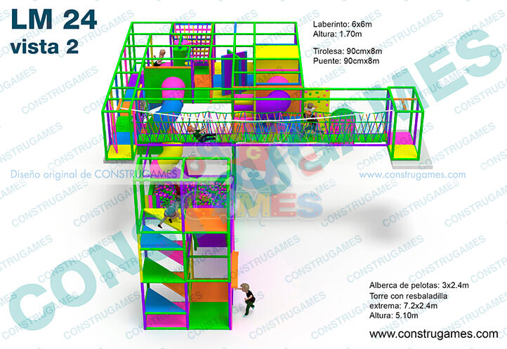 juegos infantiles, tobogan, Resbaladillas, Resbaladeros, laberintos, Playground, alberca de pelotas.